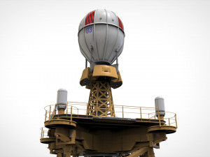 Sci fi Antenna 1 3D मॉडल
