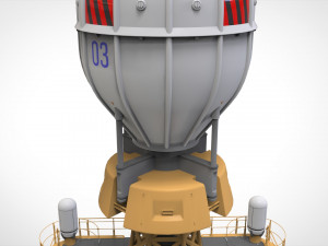 Sci fi Antenna 1 3D मॉडल