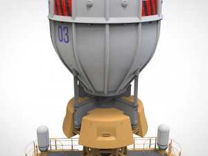 Науково-фантастична антена 1 3D Модель