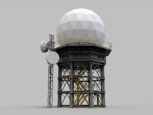 Bilim kurgu anteni 2 3D Model