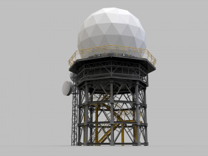 Sci fi antenna 2 3D Model