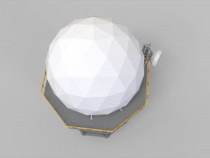 Sci fi antenna 2 3D Model