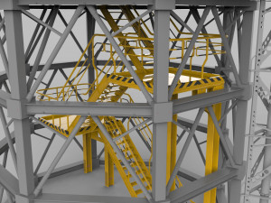 Sci fi antenna 2 3D Model