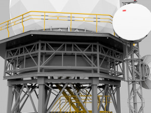 Sci fi antenna 2 3D Model