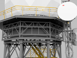 Bilim kurgu anteni 2 3D Model