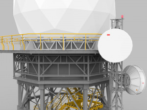 Sci fi antenna 2 3D Model