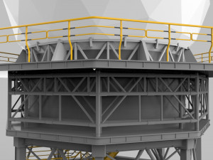 Sci fi antenna 2 3D Model