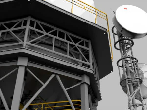 Bilim kurgu anteni 2 3D Model