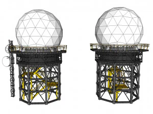 Bilim kurgu anteni 2 3D Model