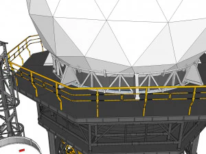 Bilim kurgu anteni 2 3D Model