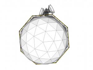 Sci fi antenna 2 3D Model