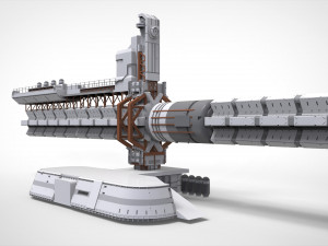 Sci-fi architecture elements collection 29 3D मॉडल
