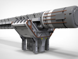Sci-fi architecture elements collection 29 3D मॉडल