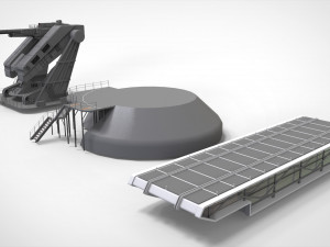 Sci-fi architecture elements collection 29 3D मॉडल