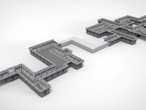 Sci-fi architecture elements collection 29 3D मॉडल