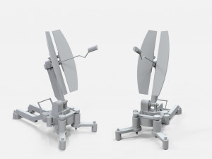 Sci fi antenna 5 Modelo 3D