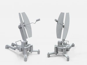 Sci fi antenna 5 3D Model