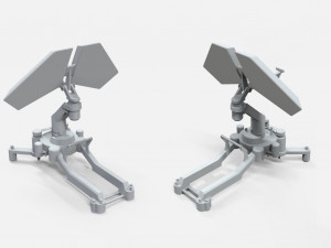 Sci fi antenna 5 Modelo 3D