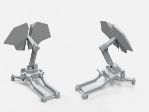 Sci fi antenna 5 Modelo 3D