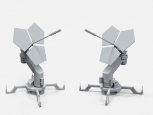 Sci fi antenna 5 Modelo 3D