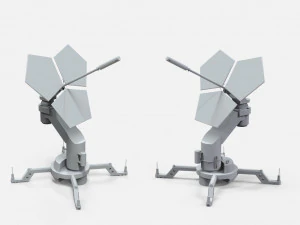 Sci fi antenna 5 3D Model