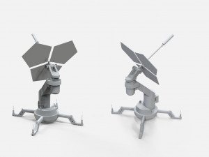 Sci fi antenna 5 Modelo 3D
