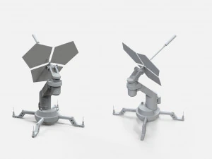 Sci fi antenna 5 3D Model