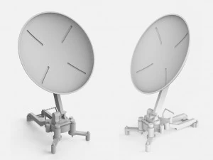 Sci fi antenna 5 3D Model