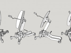 Sci fi antenna 5 Modelo 3D