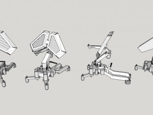 Sci fi antenna 5 Modelo 3D