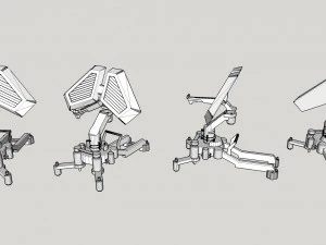 Sci fi antenna 5 3D Model