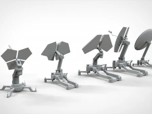 Sci fi antenna 5 3D Model