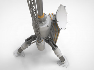 Sci fi antenna 6 Modèle 3D