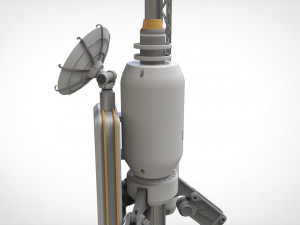 Sci fi antenna 6 Modèle 3D