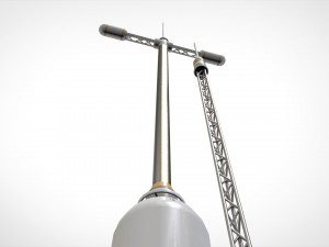 Sci fi antenna 6 Modèle 3D