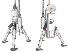 Sci fi antenna 6 Modèle 3D