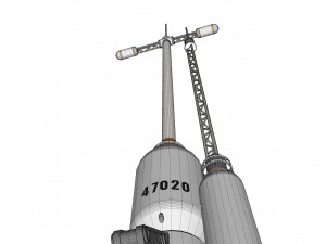 Sci fi antenna 6 Modèle 3D