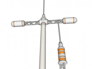 Sci fi antenna 6 3D Model