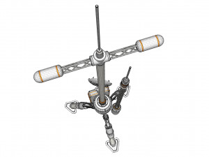 Sci fi antenna 6 Modèle 3D