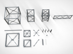 Metal truss 3 3D 模型
