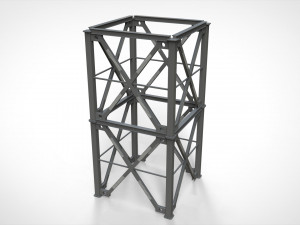 Metal truss 3 3D 模型