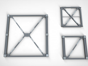 Metal truss 3 3D 模型