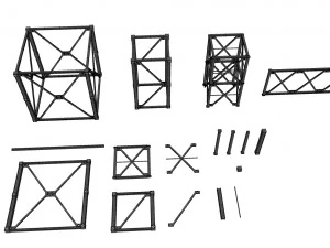 Metal truss 3 3D Model
