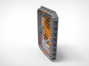 Sci fi door 6 3D Модель