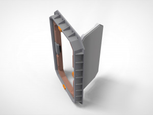 Sci fi door 6 3D Модель