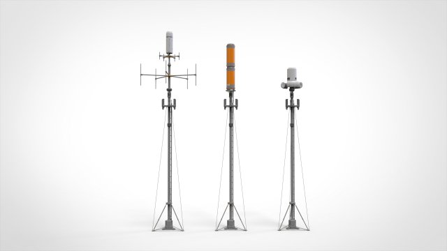 Sci fi mast 6 3D मॉडल .c4d .max .obj .3ds .fbx .stl .blend 