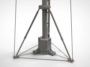 Sci fi mast 6 3D Model