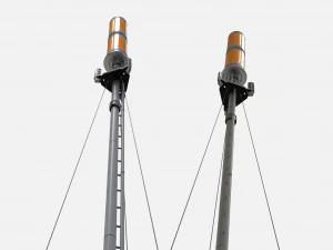 Sci fi mast 6 3D Model