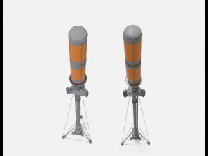 Sci fi mast 6 3D Model