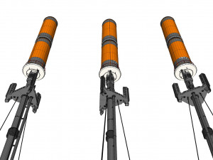 Sci fi mast 6 3D मॉडल